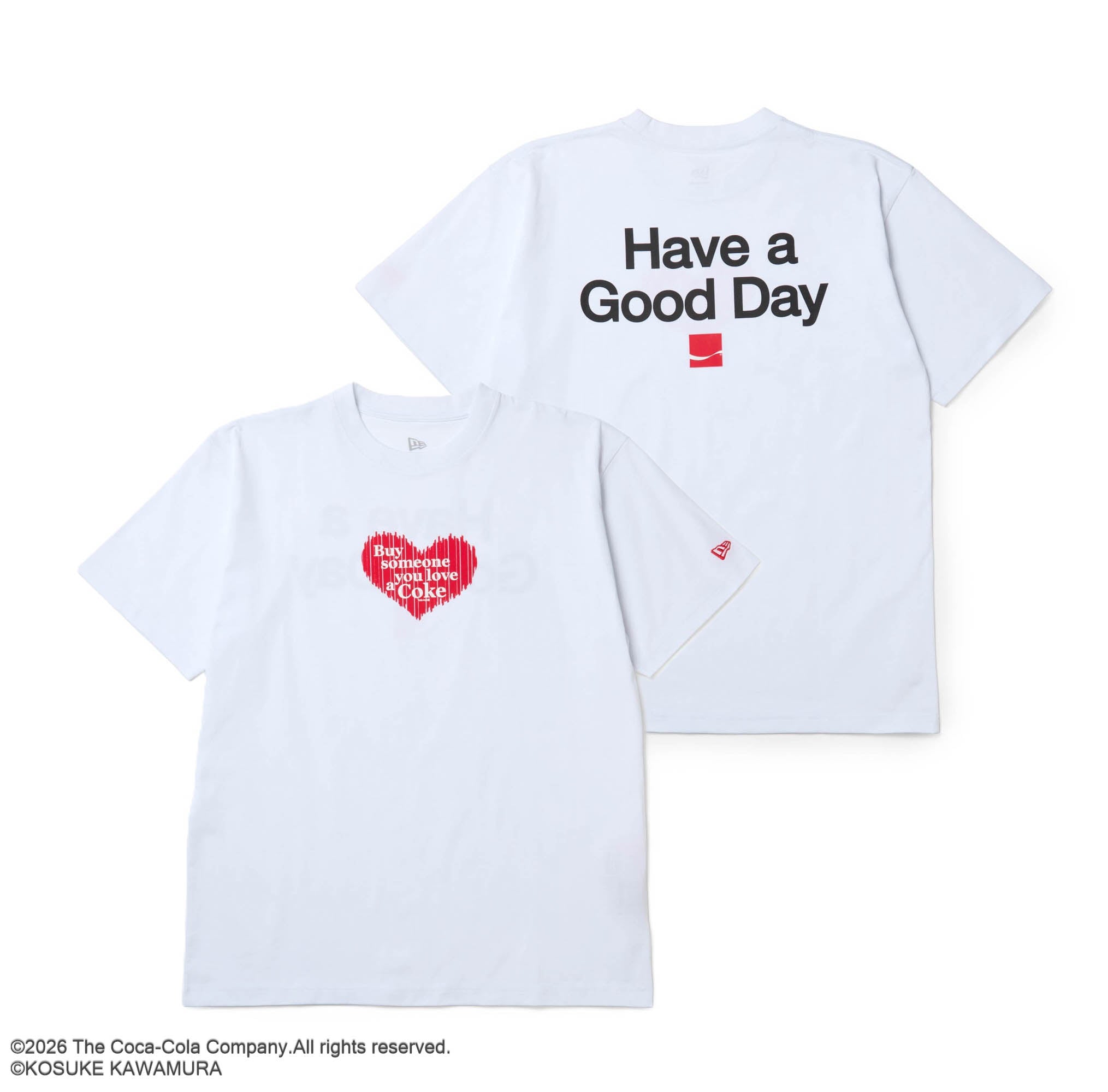 Coca-Cola コカ・コーラ シャツ コンプリートセット 半袖 コットン Tシャツ Coca-Cola designed by Kosuke Kawamura コカ