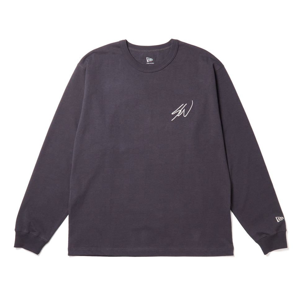 長袖 ウォッシュドコットン Tシャツ Sean Wotherspoon グラファイト | NEW ERA ニューエラ公式オンラインストア