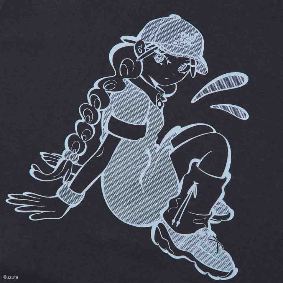 長袖 ウォッシュドコットン Tシャツ Illustrators Collection うずた グラファイト | NEW ERA ニューエラ公式オンラインストア