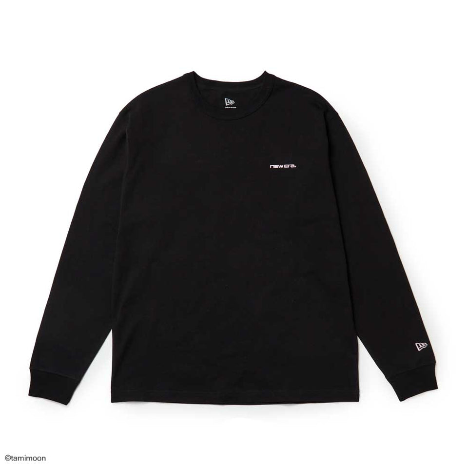 長袖 ウォッシュドコットン Tシャツ Illustrators Collection tamimoon ブラック | NEW ERA ニューエラ公式オンラインストア