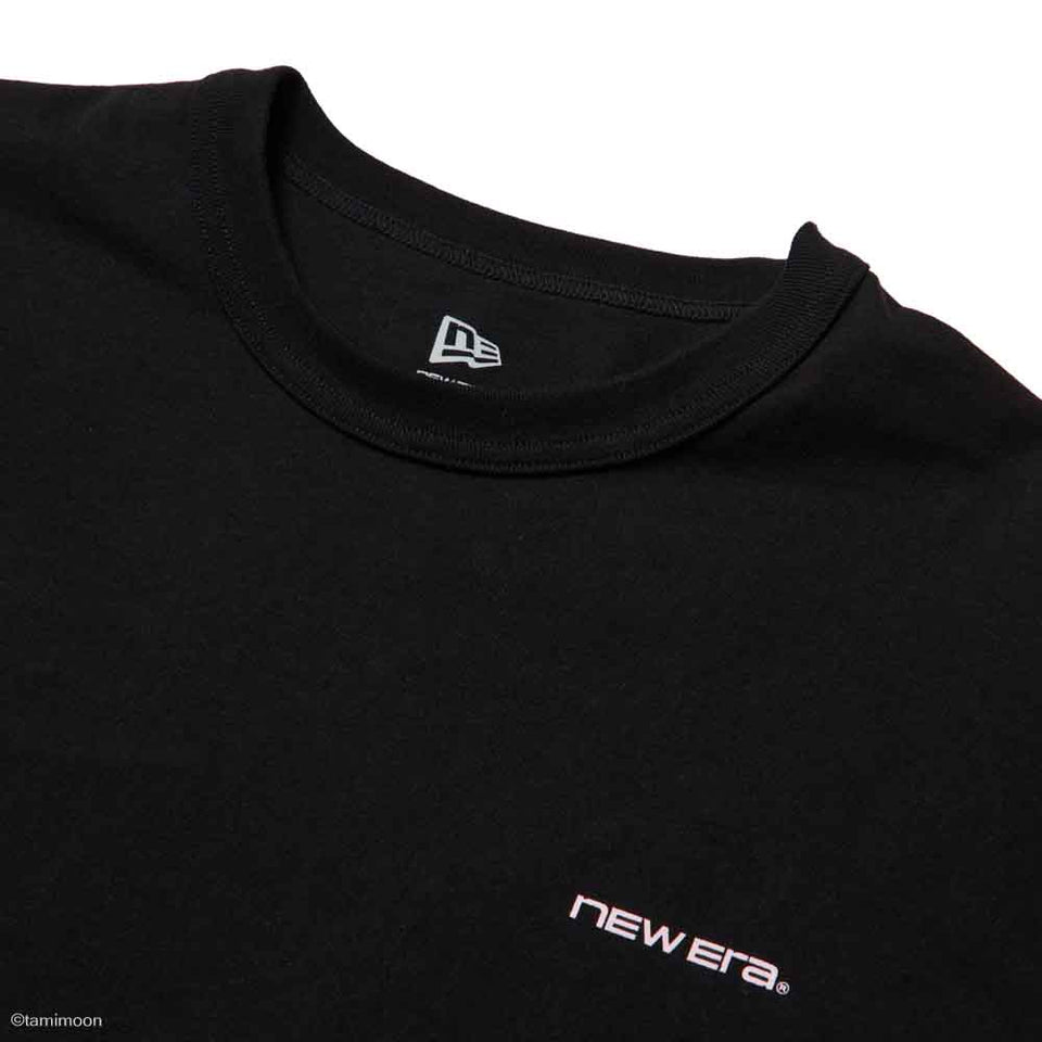 長袖 ウォッシュドコットン Tシャツ Illustrators Collection tamimoon ブラック | NEW ERA ニューエラ公式オンラインストア