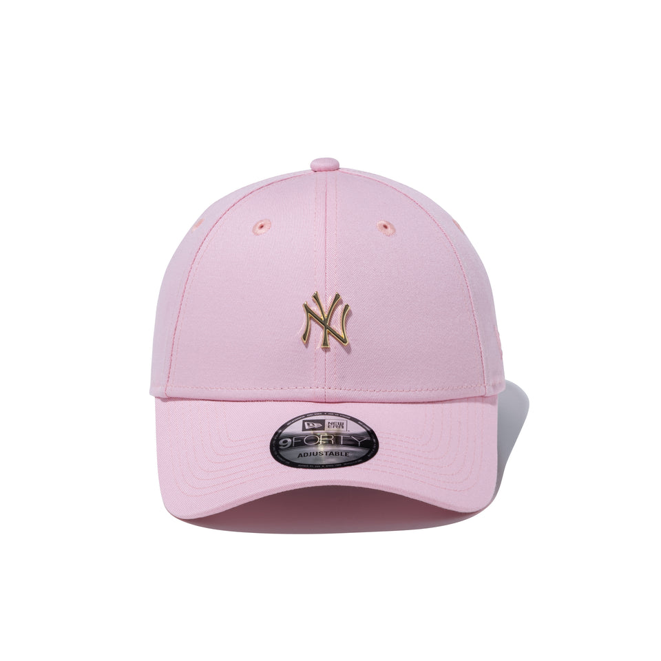 9FORTY Mini Metal Logoニューヨーク・ヤンキース ピンク | NEW ERA ニューエラ公式オンラインストア