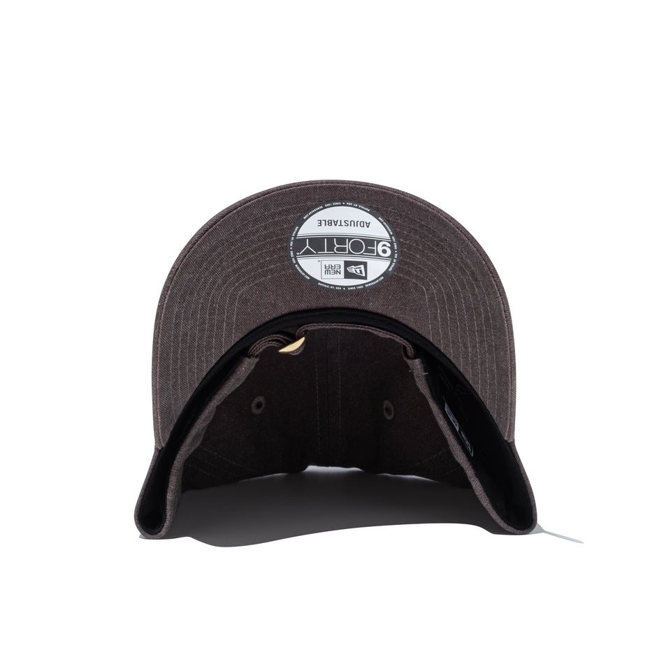 9FORTY Mini Metal Logoロサンゼルス・ドジャース ブラウン | NEW ERA ニューエラ公式オンラインストア