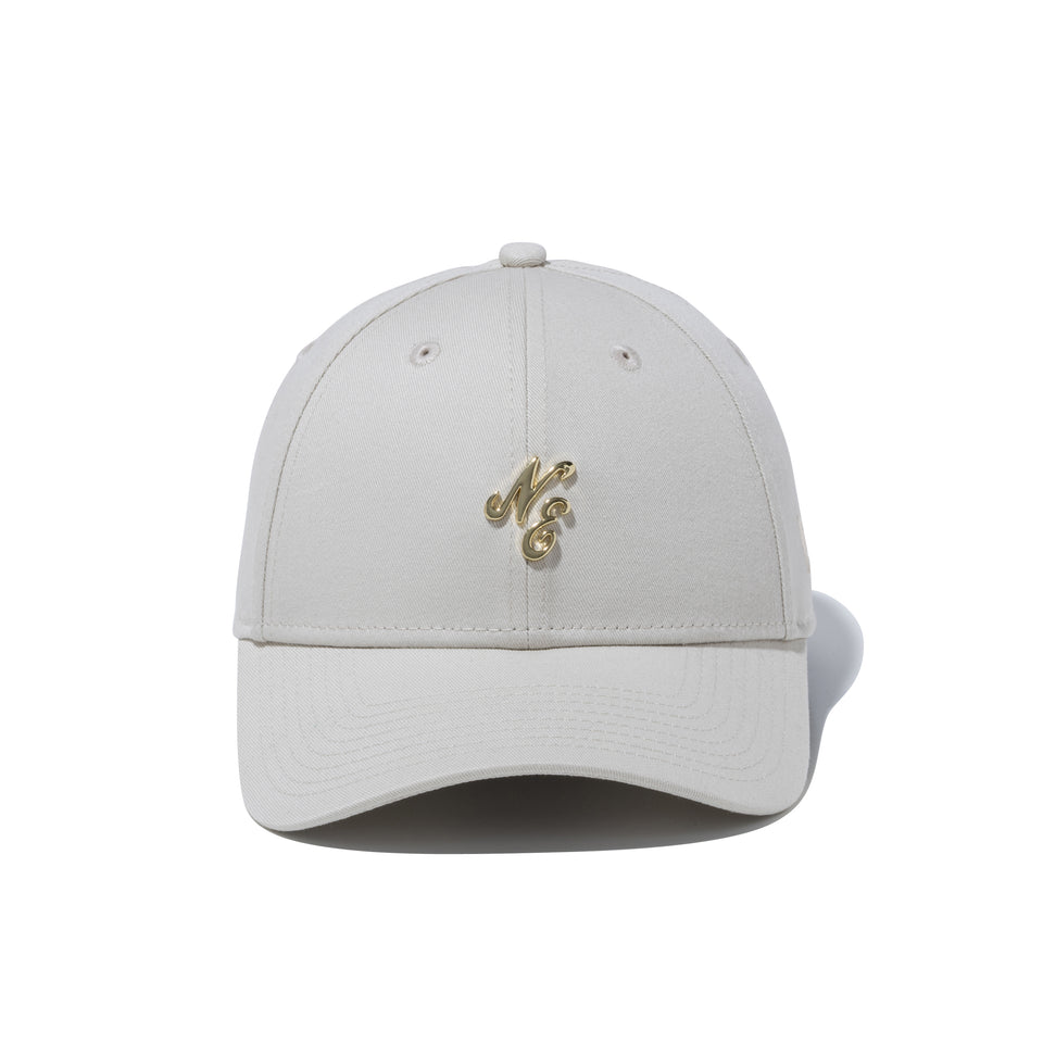 9FORTY Mini Metal Logo クラシックロゴ アイボリー