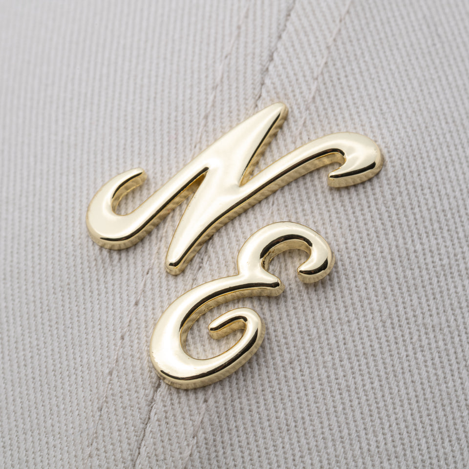 9FORTY Mini Metal Logo クラシックロゴ アイボリー