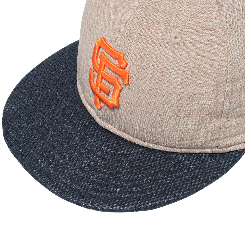 59FIFTY ソフトバックラム Paper Visor サンフランシスコ・ジャイアンツ ベージュ/ブラック | NEW ERA ニューエラ公式オンラインストア