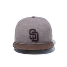 59FIFTY ソフトバックラム Paper Visor サンディエゴ・パドレス ブラウン/ダークブラウン | NEW ERA ニューエラ公式オンラインストア