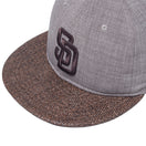 59FIFTY ソフトバックラム Paper Visor サンディエゴ・パドレス ブラウン/ダークブラウン | NEW ERA ニューエラ公式オンラインストア