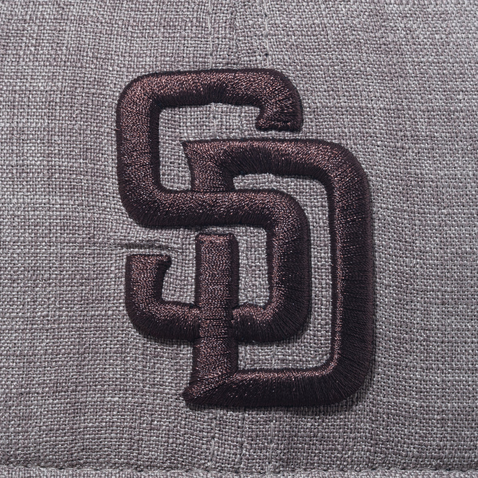 59FIFTY ソフトバックラム Paper Visor サンディエゴ・パドレス ブラウン/ダークブラウン | NEW ERA ニューエラ公式オンラインストア