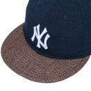 59FIFTY ソフトバックラム Paper Visor ニューヨーク・ヤンキース ネイビー/ブラウン | NEW ERA ニューエラ公式オンラインストア