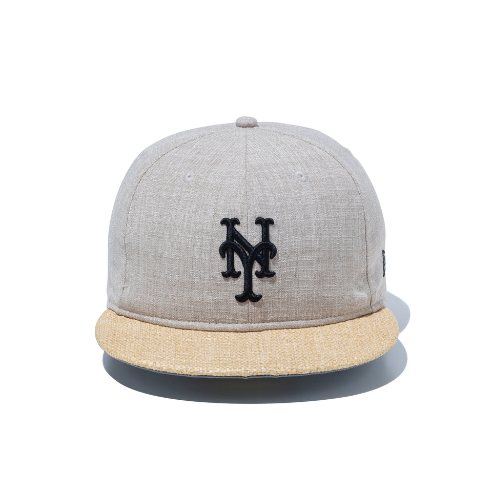 59FIFTY ソフトバックラム Paper Visor ニューヨーク・メッツ ライトベージュ/ナチュラル | NEW ERA ニューエラ公式オンラインストア