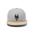 59FIFTY ソフトバックラム Paper Visor ニューヨーク・メッツ ライトベージュ/ナチュラル | NEW ERA ニューエラ公式オンラインストア