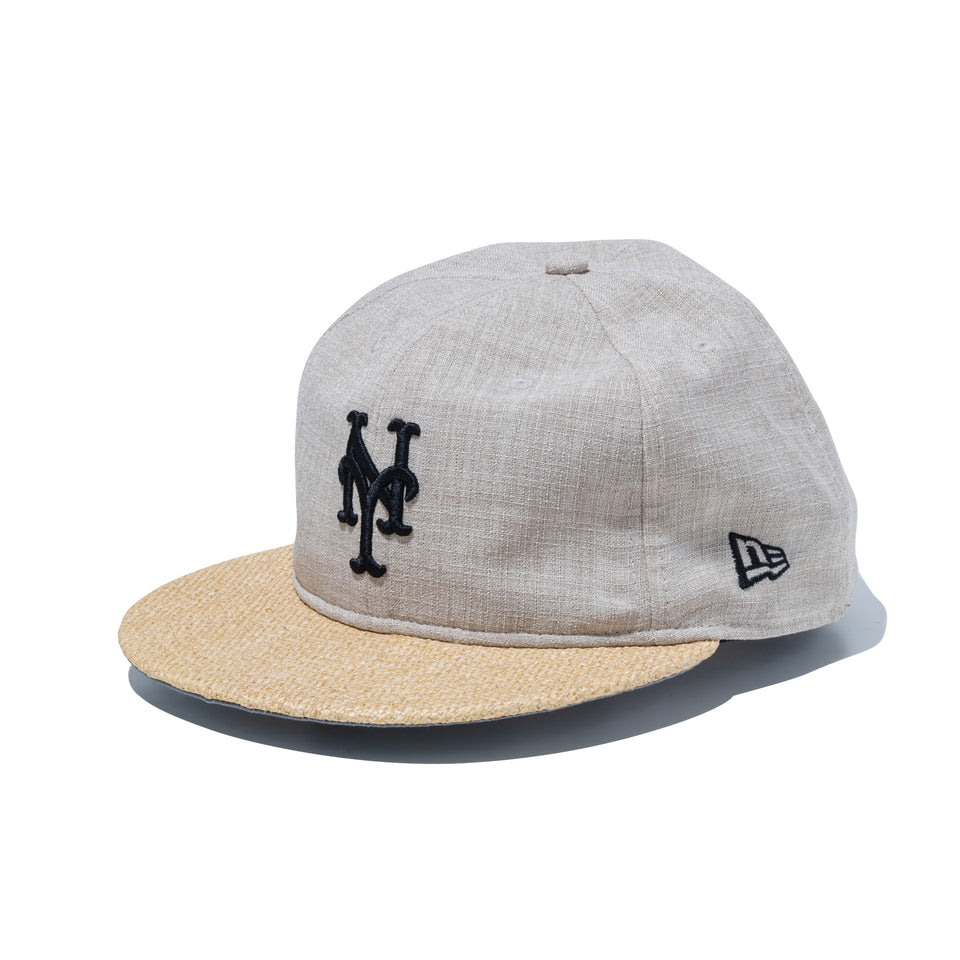 59FIFTY ソフトバックラム Paper Visor ニューヨーク・メッツ ライトベージュ/ナチュラル | NEW ERA ニューエラ公式オンラインストア
