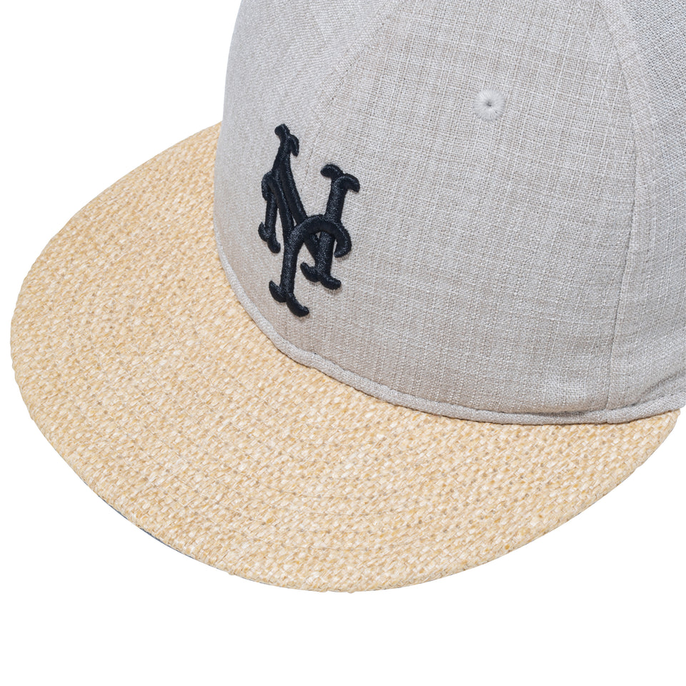 59FIFTY ソフトバックラム Paper Visor ニューヨーク・メッツ ライトベージュ/ナチュラル | NEW ERA ニューエラ公式オンラインストア