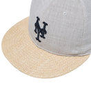 59FIFTY ソフトバックラム Paper Visor ニューヨーク・メッツ ライトベージュ/ナチュラル | NEW ERA ニューエラ公式オンラインストア