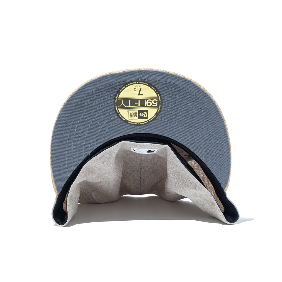 59FIFTY ソフトバックラム Paper Visor ニューヨーク・メッツ ライトベージュ/ナチュラル | NEW ERA ニューエラ公式オンラインストア