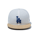 59FIFTY ソフトバックラム Paper Visor ロサンゼルス・ドジャース オフホワイト/ナチュラル | NEW ERA ニューエラ公式オンラインストア