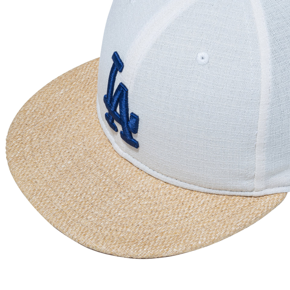 59FIFTY ソフトバックラム Paper Visor ロサンゼルス・ドジャース オフホワイト/ナチュラル | NEW ERA ニューエラ公式オンラインストア