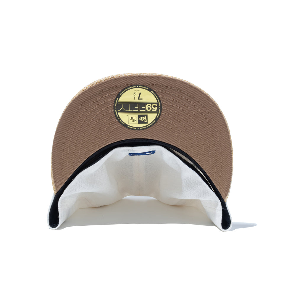59FIFTY ソフトバックラム Paper Visor ロサンゼルス・ドジャース オフホワイト/ナチュラル | NEW ERA ニューエラ公式オンラインストア