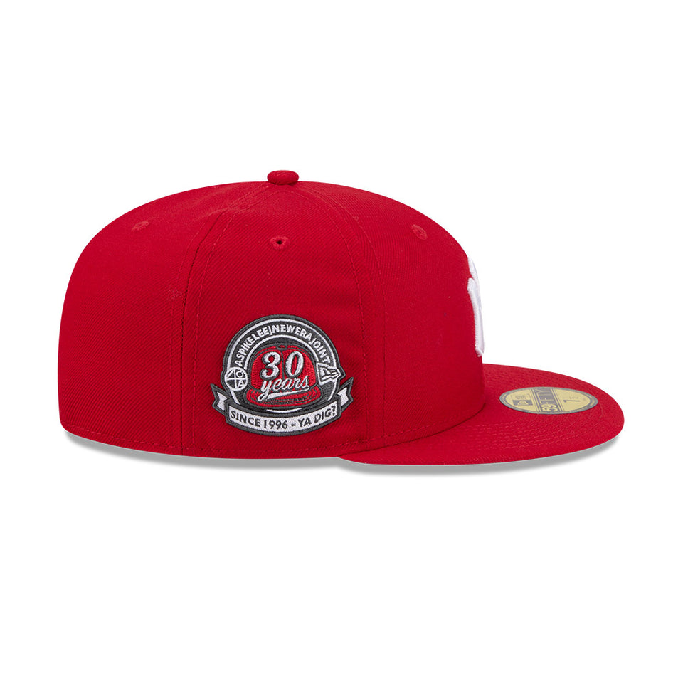 59FIFTY New Era x Spike Lee 30th Anniversary ニューヨーク・ヤンキース スカーレット