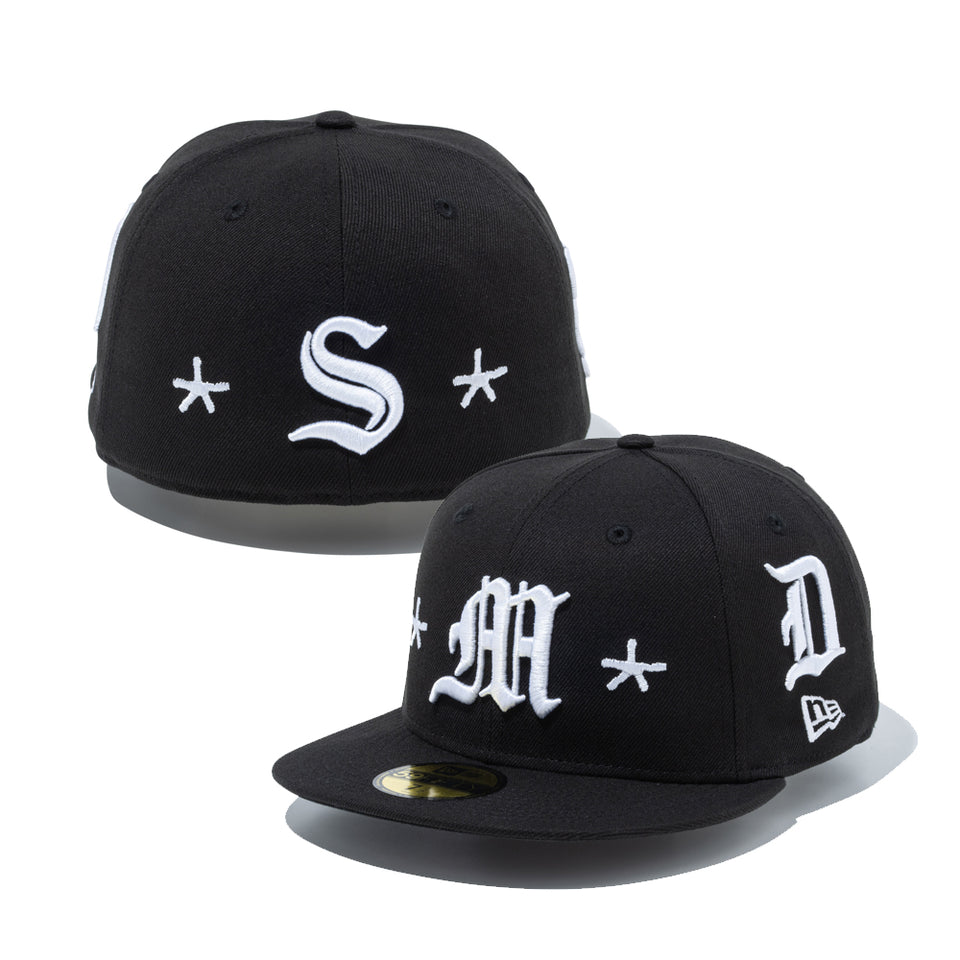 59FIFTY Mora オールオーバー ブラック × ホワイト | NEW ERA ニューエラ公式オンラインストア