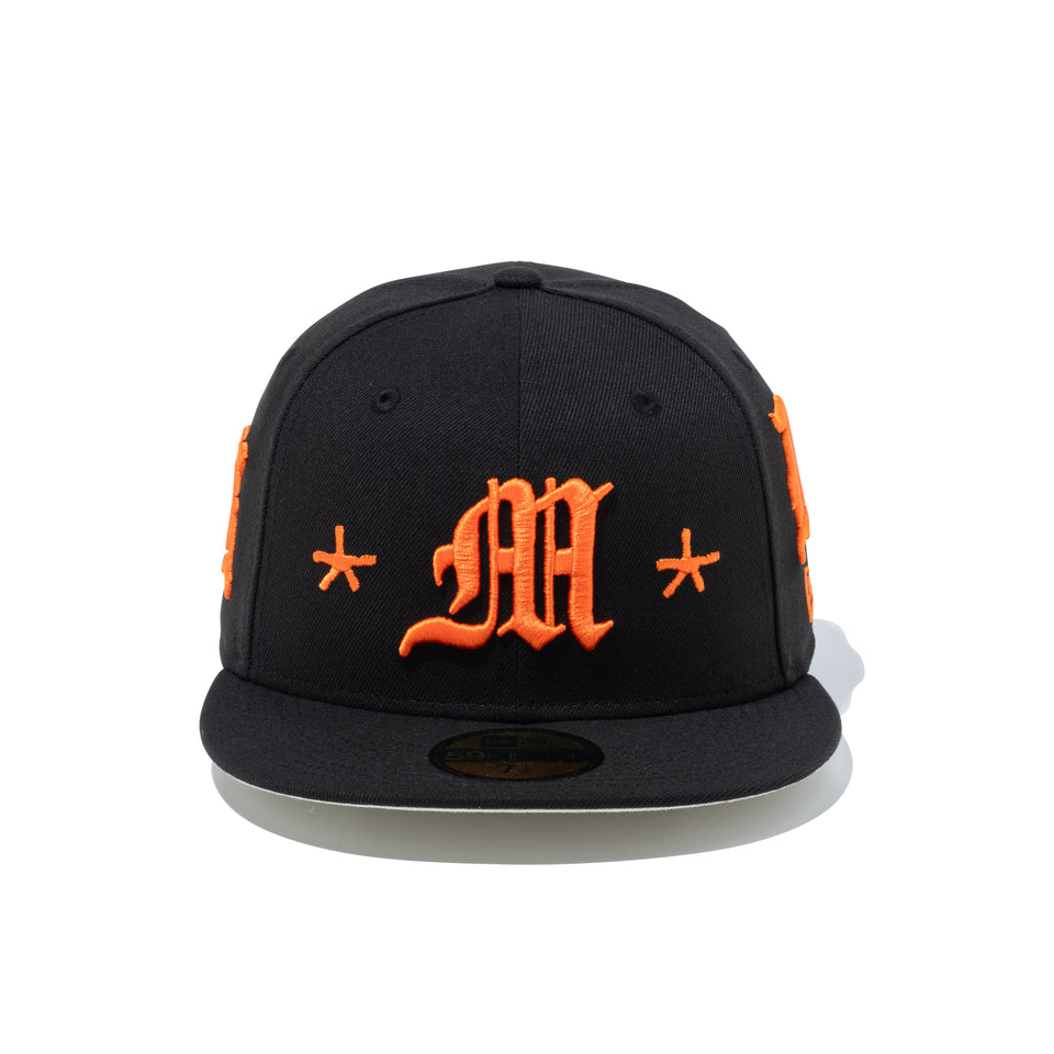 59FIFTY Mora オールオーバー ブラック × オレンジ | NEW ERA ニューエラ公式オンラインストア