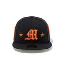 59FIFTY Mora オールオーバー ブラック × オレンジ | NEW ERA ニューエラ公式オンラインストア