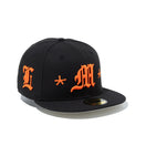 59FIFTY Mora オールオーバー ブラック × オレンジ | NEW ERA ニューエラ公式オンラインストア
