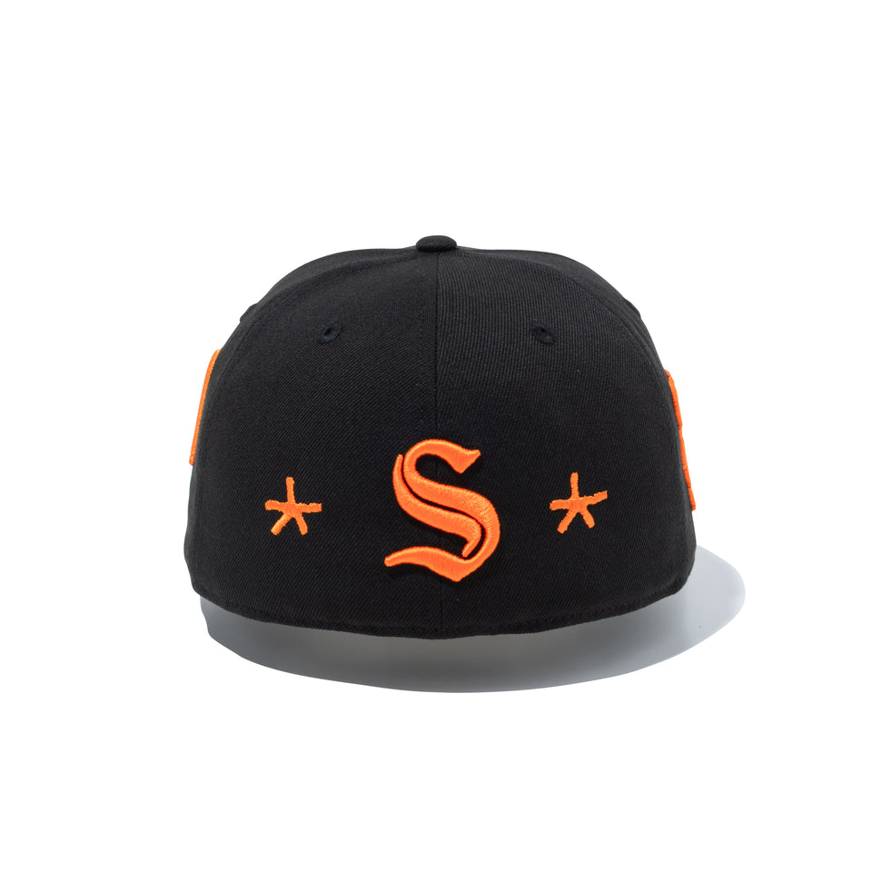 59FIFTY Mora オールオーバー ブラック × オレンジ | NEW ERA ニューエラ公式オンラインストア