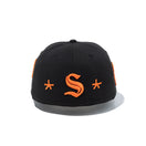 59FIFTY Mora オールオーバー ブラック × オレンジ | NEW ERA ニューエラ公式オンラインストア