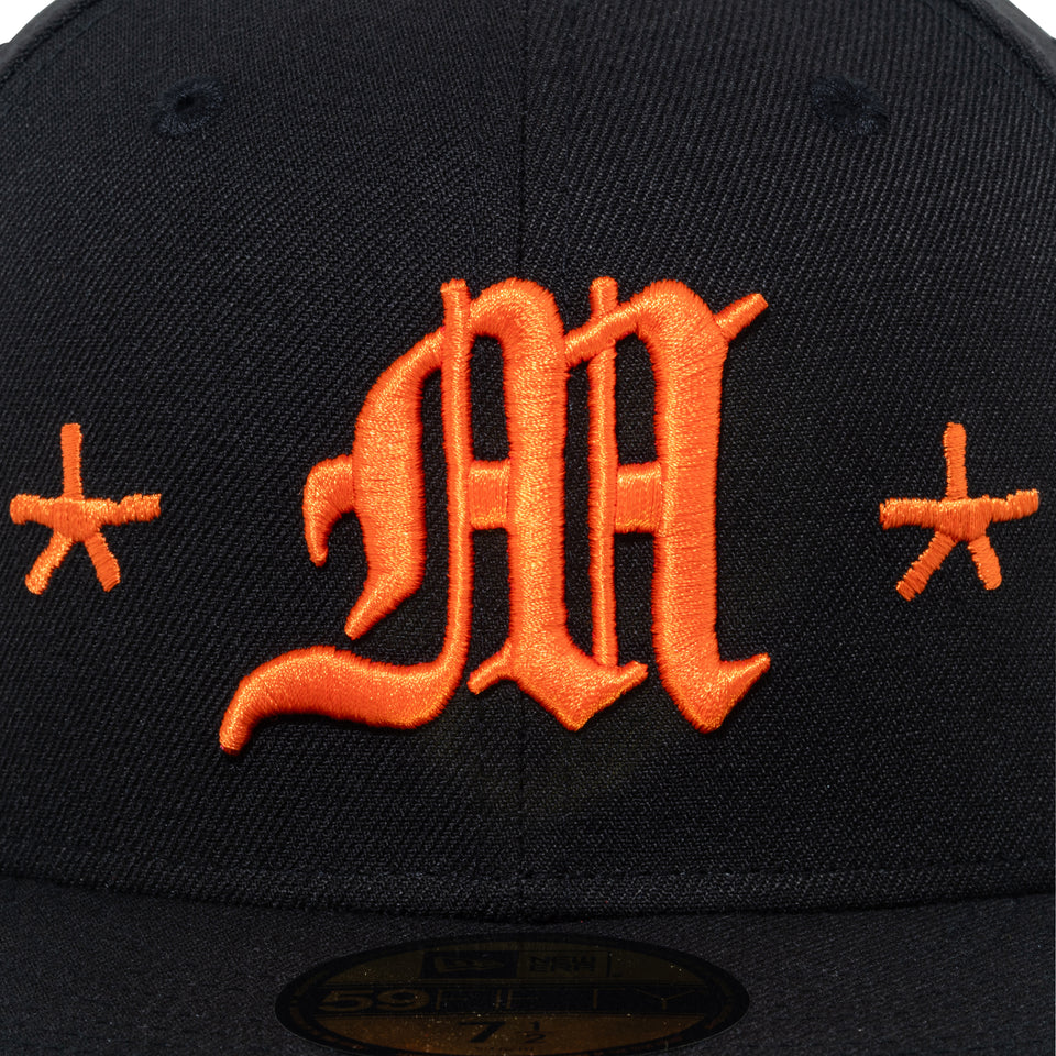 59FIFTY Mora オールオーバー ブラック × オレンジ | NEW ERA ニューエラ公式オンラインストア