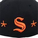 59FIFTY Mora オールオーバー ブラック × オレンジ | NEW ERA ニューエラ公式オンラインストア