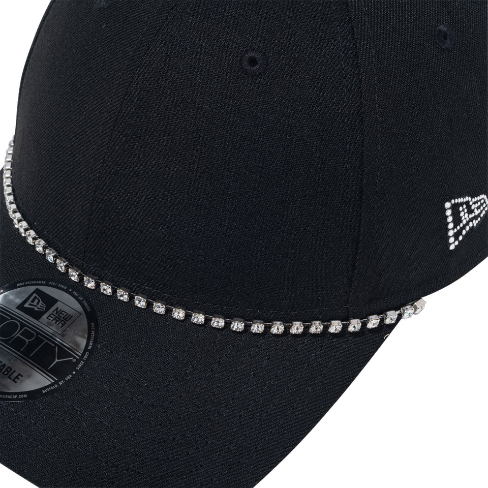 9FORTY Crystal Chain ベーシック ブラック | NEW ERA ニューエラ公式オンラインストア