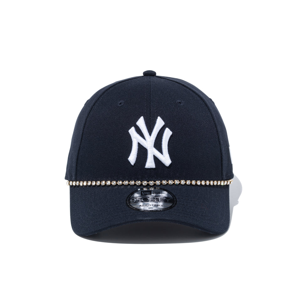 9FORTY Crystal Chain ニューヨーク・ヤンキース ネイビー | NEW ERA ニューエラ公式オンラインストア