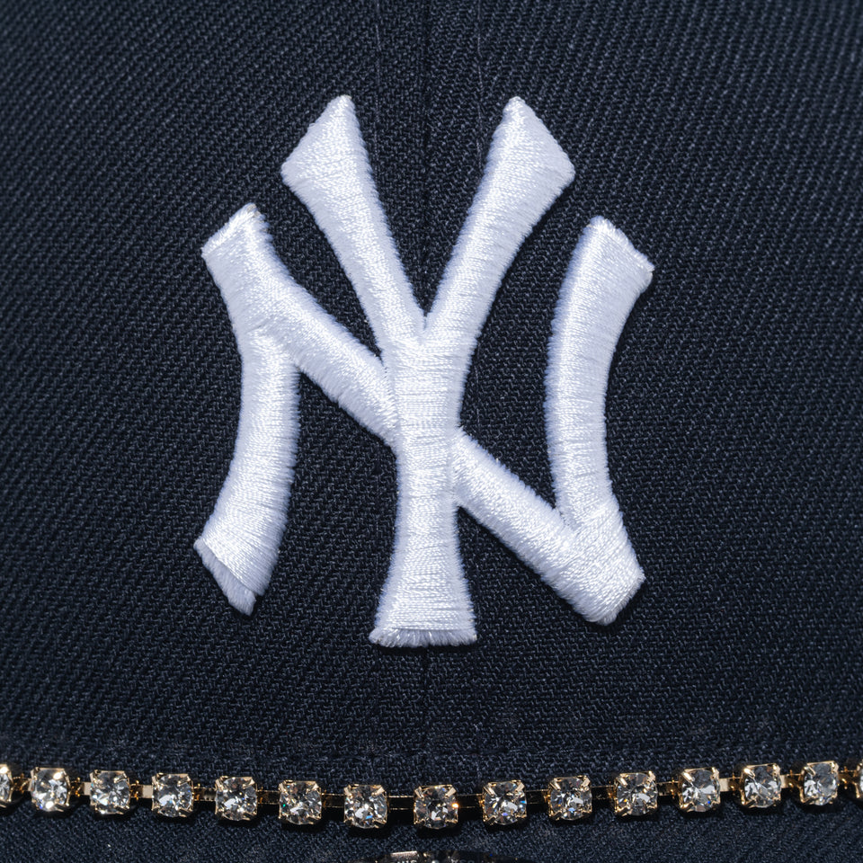 9FORTY Crystal Chain ニューヨーク・ヤンキース ネイビー | NEW ERA ニューエラ公式オンラインストア
