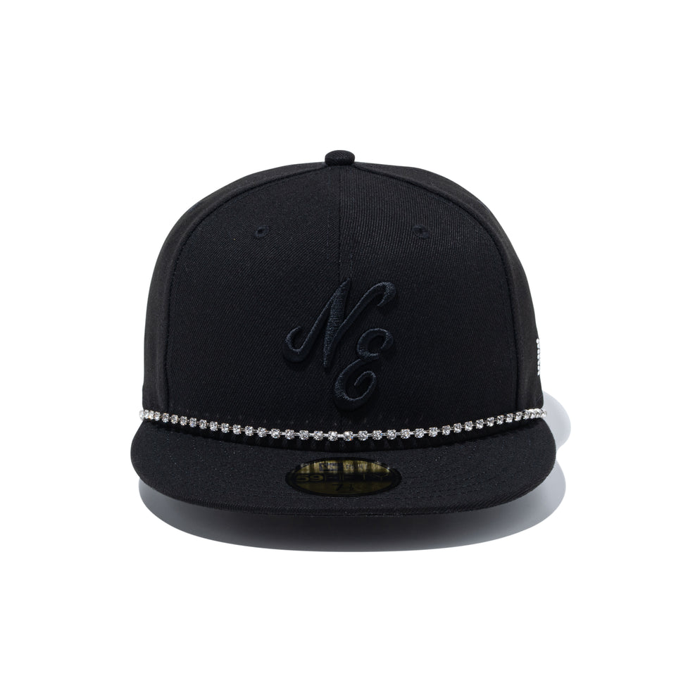 59FIFTY Crystal Chain クラシックロゴ ブラック | NEW ERA ニューエラ公式オンラインストア