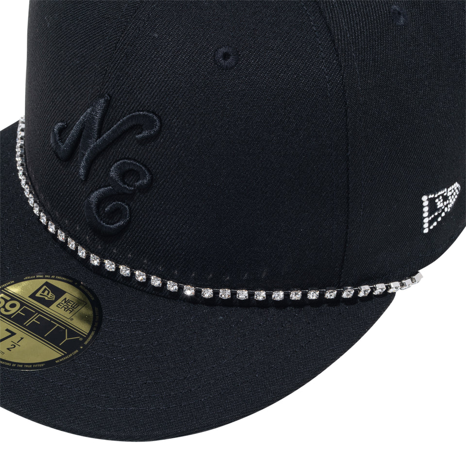 59FIFTY Crystal Chain クラシックロゴ ブラック | NEW ERA ニューエラ公式オンラインストア