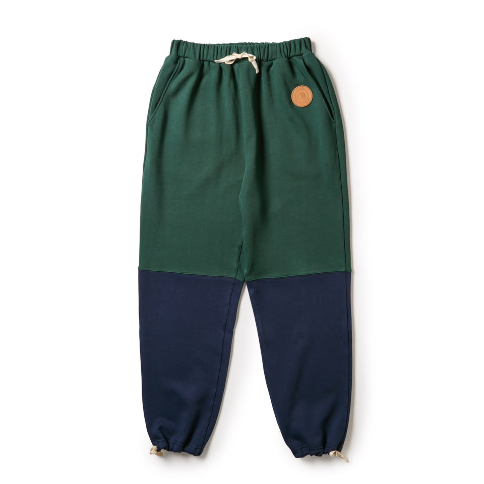 ヘビーウェイト スウェットパンツ 2-Tone Direction By TAKAYUKI OHASHI Dog Patch グリーン ネイビー | アウトドア | NEW ERA ニューエラ公式オンラインストア