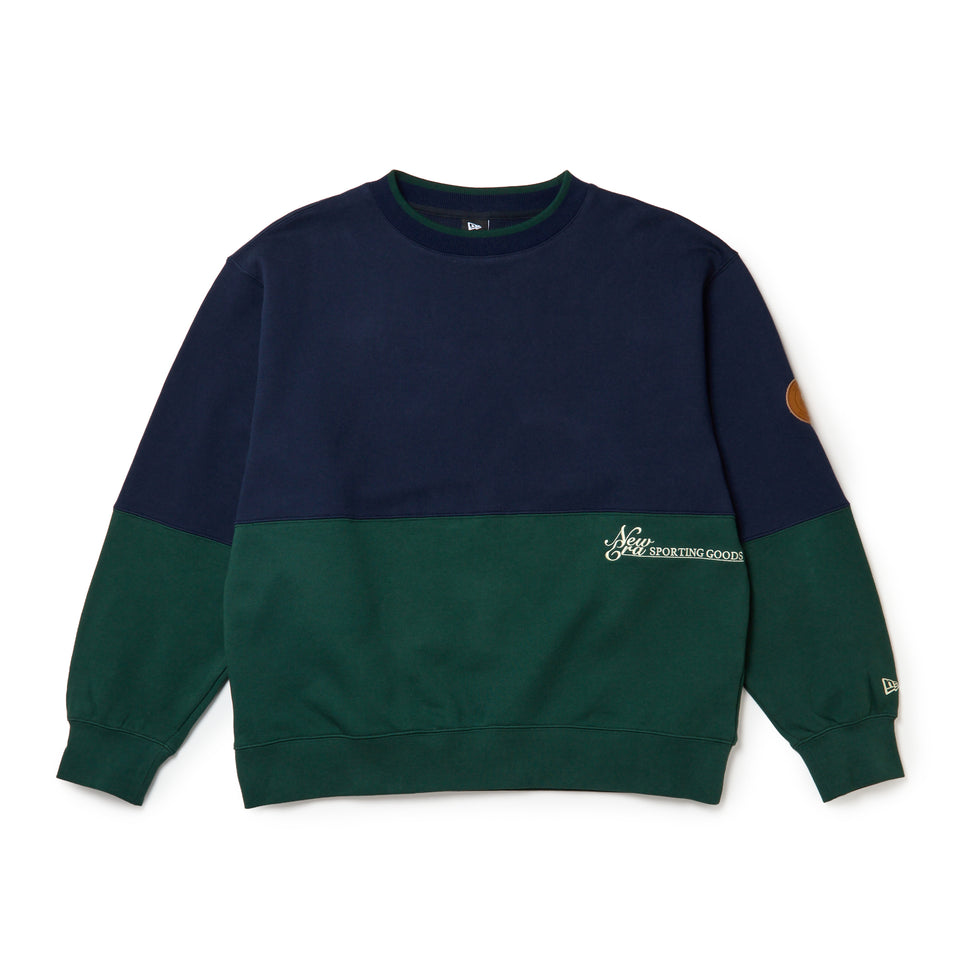 ヘビーウェイト スウェット プルオーバー 2-Tone Direction By TAKAYUKI OHASHI Dog Patch ネイビー グリーン | アウトドア | NEW ERA ニューエラ公式オンラインストア