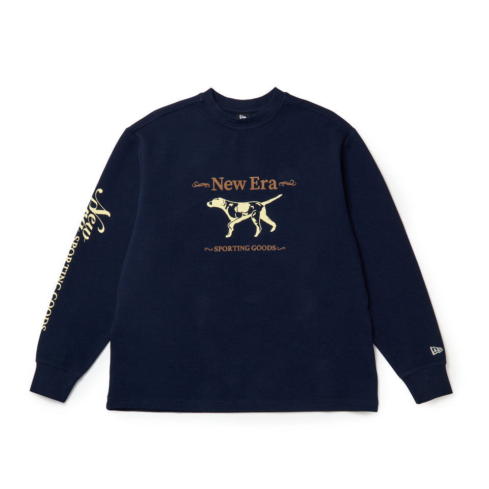 長袖 ワッフル Tシャツ Direction By TAKAYUKI OHASHI Dog ネイビー | アウトドア | NEW ERA ニューエラ公式オンラインストア