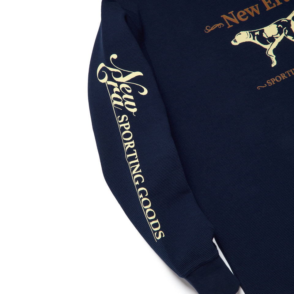 長袖 ワッフル Tシャツ Direction By TAKAYUKI OHASHI Dog ネイビー | アウトドア | NEW ERA ニューエラ公式オンラインストア