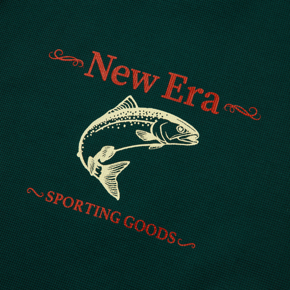 長袖 ワッフル Tシャツ Direction By TAKAYUKI OHASHI Fish グリーン | アウトドア | NEW ERA ニューエラ公式オンラインストア