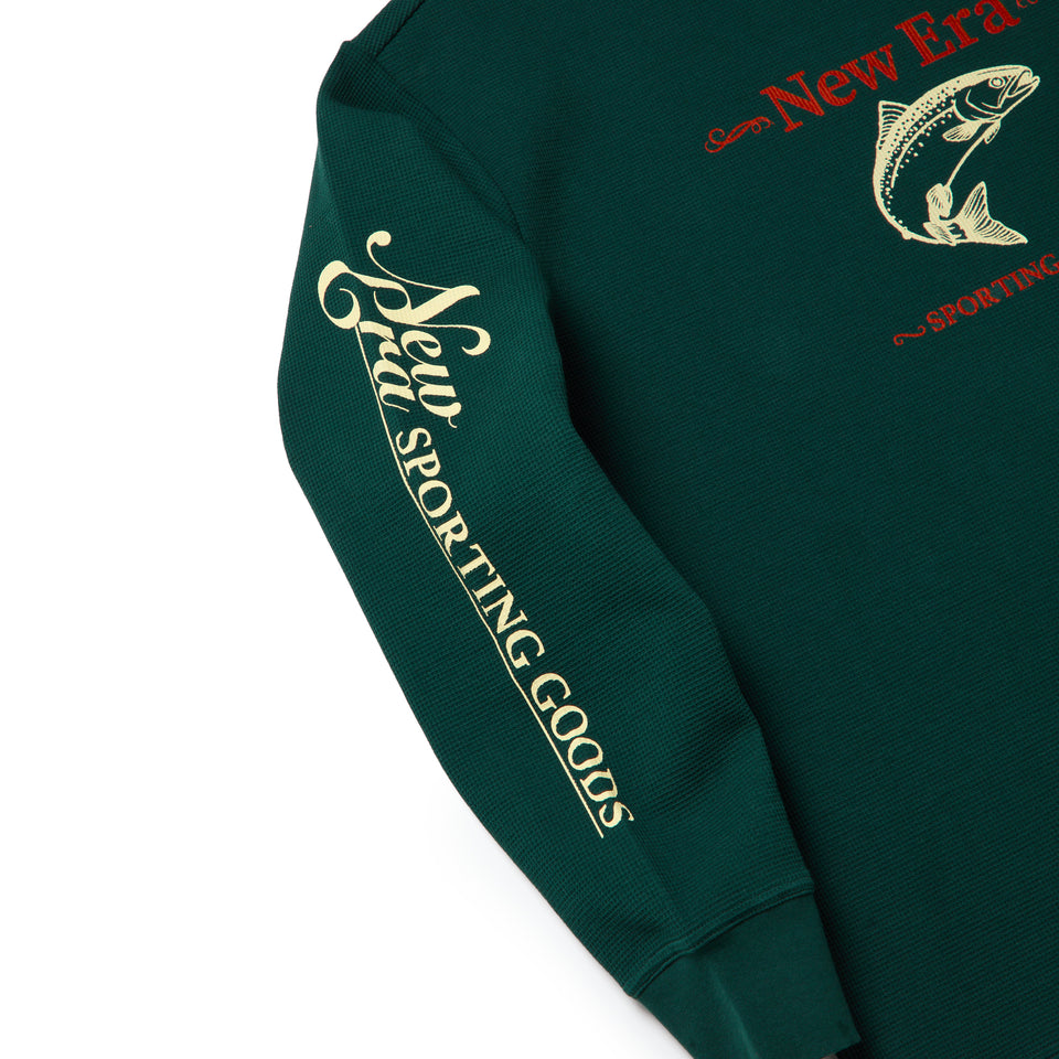 長袖 ワッフル Tシャツ Direction By TAKAYUKI OHASHI Fish グリーン | アウトドア | NEW ERA ニューエラ公式オンラインストア