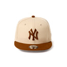 キッズ Youth 9FIFTY Powered by GORO（MIN-NANO） ニューヨーク・ヤンキース オーツミルク/ティラミス | NEW ERA ニューエラ公式オンラインストア