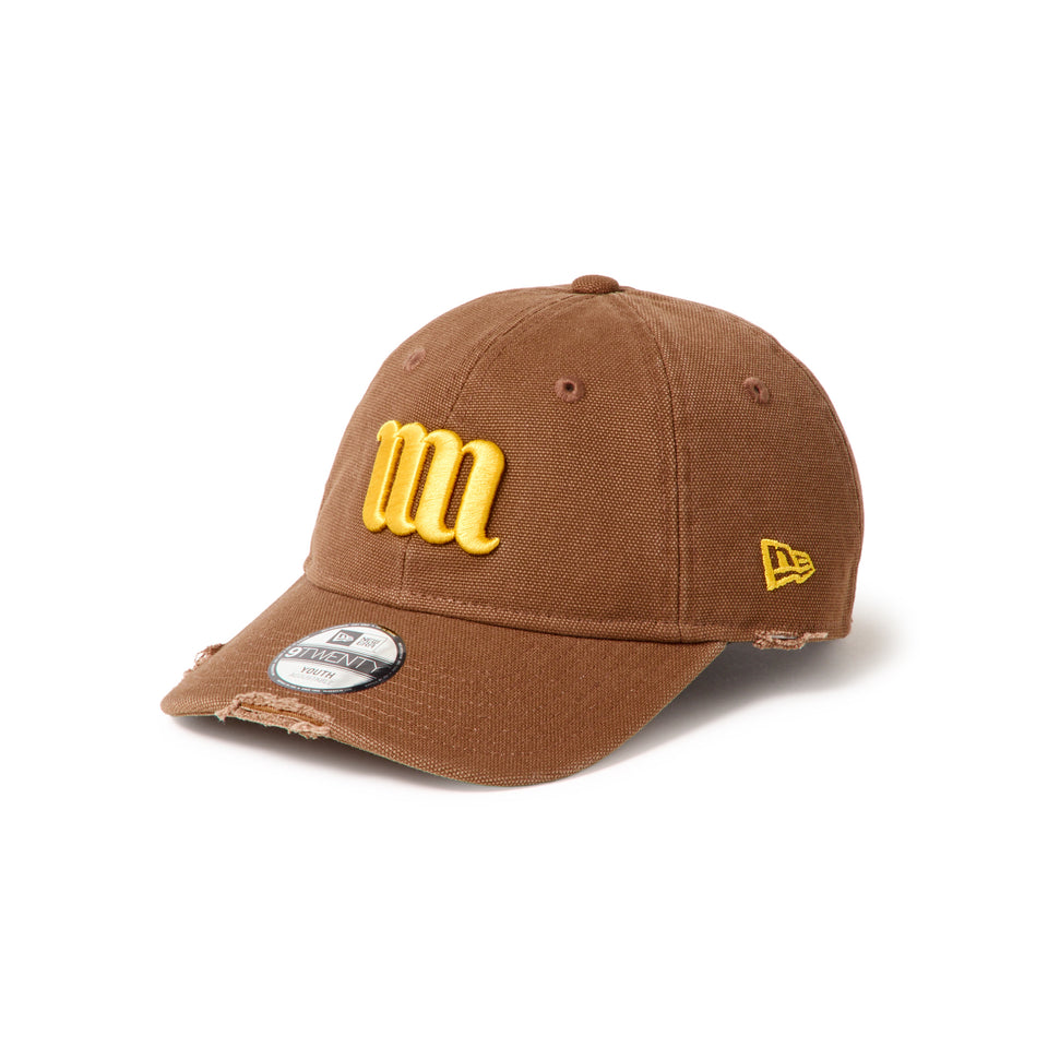 キッズ Youth 9TWENTY Powered by GORO（MIN-NANO） MIN-NANO Damage ブラウン | NEW ERA ニューエラ公式オンラインストア
