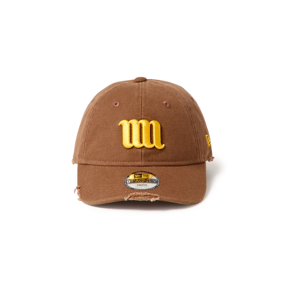 キッズ Youth 9TWENTY Powered by GORO（MIN-NANO） MIN-NANO Damage ブラウン | NEW ERA ニューエラ公式オンラインストア