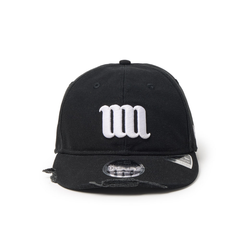 RC 9FIFTY Curved Visor Powered by GORO（MIN-NANO） MIN-NANO Damage ブラック | NEW ERA ニューエラ公式オンラインストア