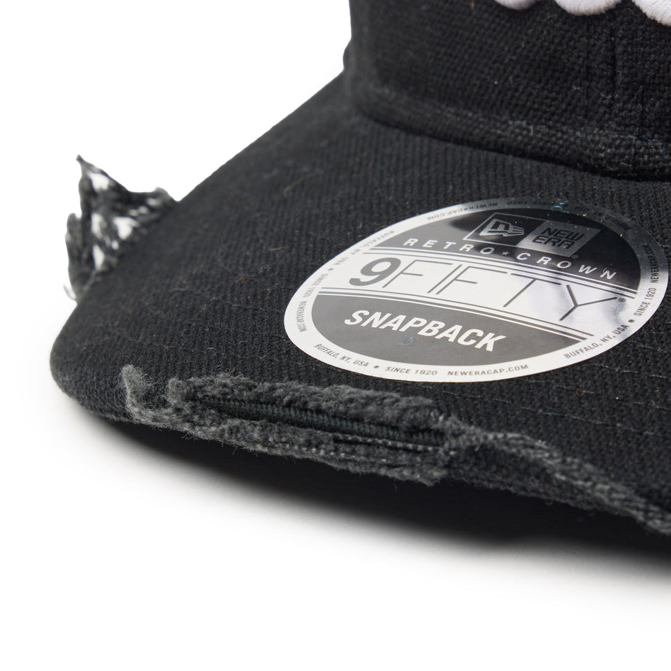 RC 9FIFTY Curved Visor Powered by GORO（MIN-NANO） MIN-NANO Damage ブラック | NEW ERA ニューエラ公式オンラインストア