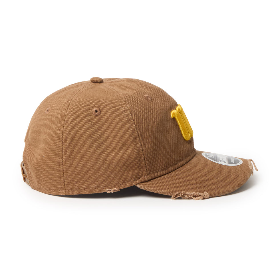 RC 9FIFTY Curved Visor Powered by GORO（MIN-NANO） MIN-NANO Damage ブラウン | NEW ERA ニューエラ公式オンラインストア