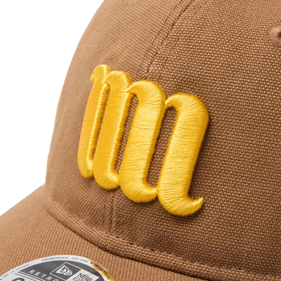RC 9FIFTY Curved Visor Powered by GORO（MIN-NANO） MIN-NANO Damage ブラウン | NEW ERA ニューエラ公式オンラインストア